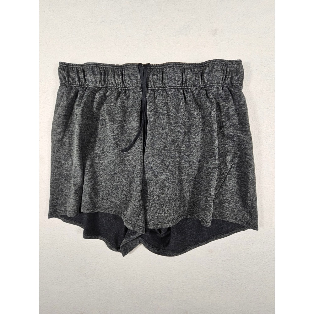 Nike Dri-FIT‎ Womens Running Shorts Gray Heather Athletic Gym 890470-010 Size M